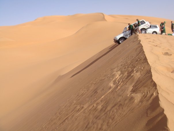 Sahara driving dunes