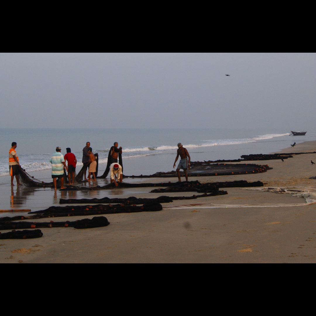 Fishermen at Colva Beach